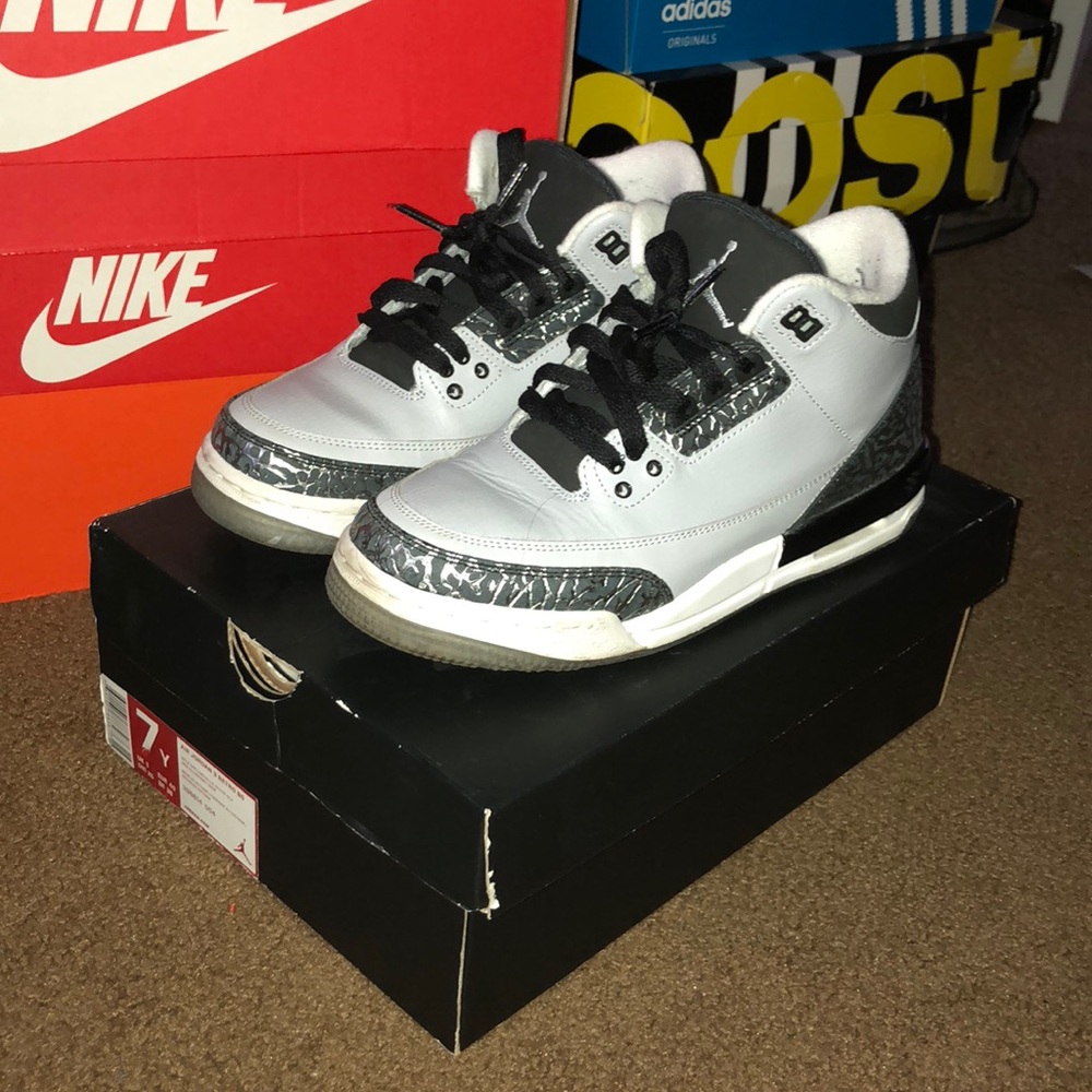 Jordan Retro 3 “Wolf Grey” (GS)